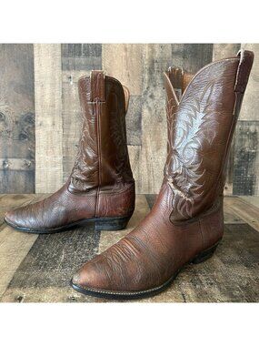 Nocona Vintage Bullhide Western Cowboy Boots Mens 11 D